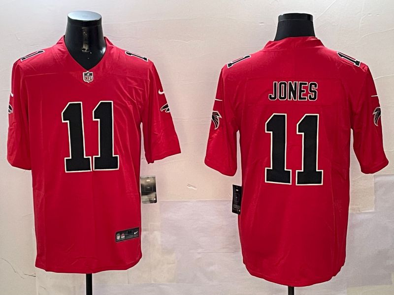 Men Atlanta Falcons #11 Jones Red 2024 Nike Limited NFL Jersey style 0102->los angeles rams->NFL Jersey